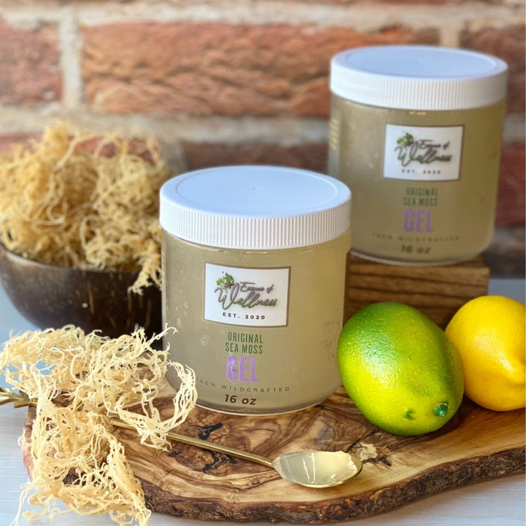 2, 16oz Wildcrafted Sea Moss Gels - Essence of Wellness