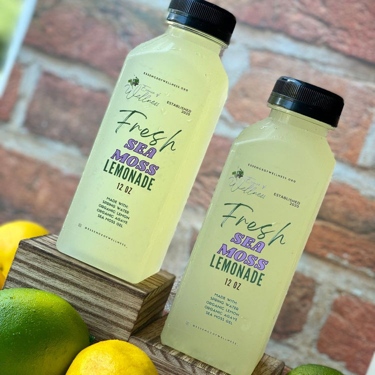 12oz Sea Moss Infused Lemonade - Essence of Wellness