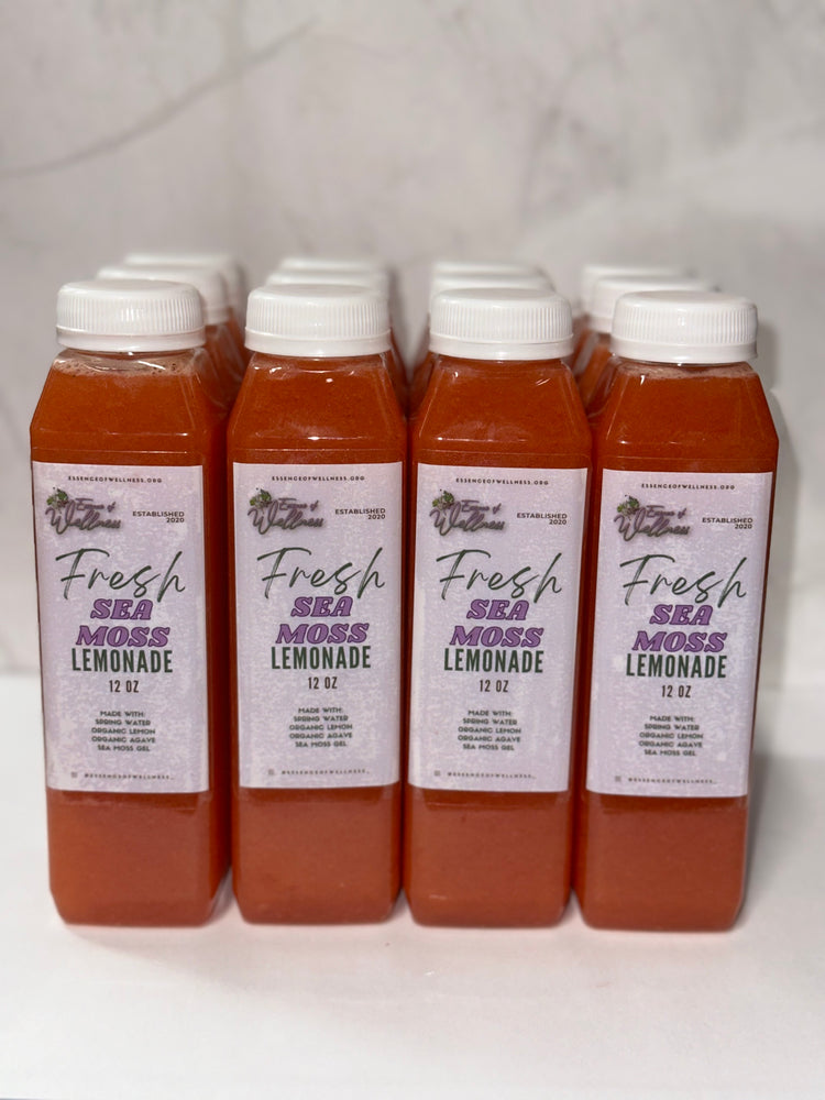 12 oz Strawberry Sea Moss Lemonade 🍓 (12 Pack)