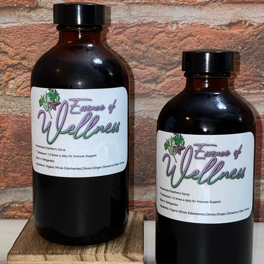 2 Piece 8oz Elderberry Syrup - Essence of Wellness